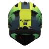 LS2 MX708 FAST II-06 DUCK off-road helma matná H-V zelená/žlutá vel.L